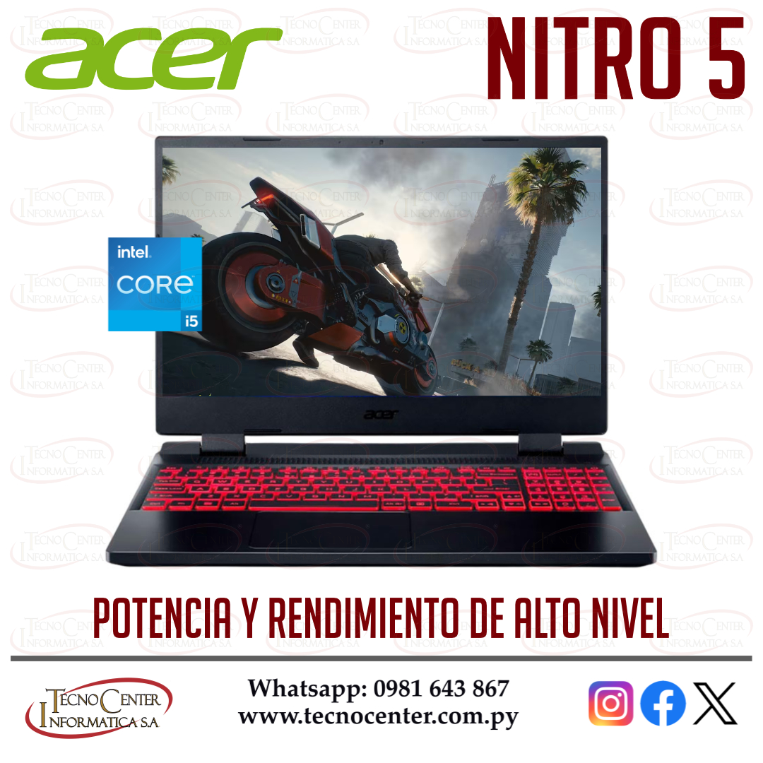 Notebook Acer Nitro 5 RTX3050